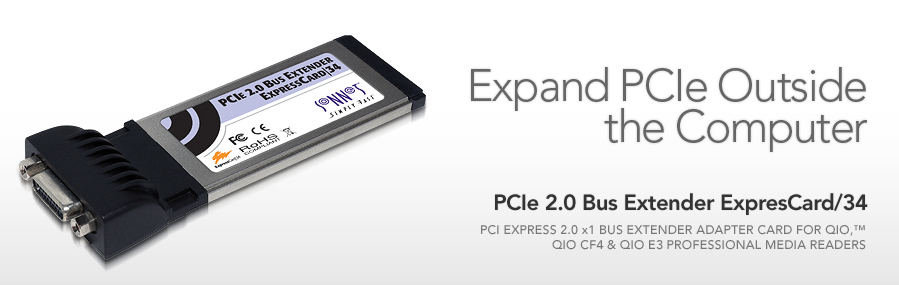 Sonnet PCIe 2.0 Bus Extender ExpressCard/34 (PCIE2-E34) - адаптер для ноутбука и ПК (Black) купить в интернет-магазине icover