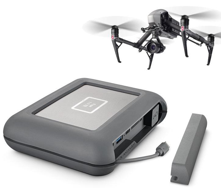 Внешний HDD-диск LaCie DJI Copilot 2Tb (STGU2000400) для дронов (Grey) купить в интернет-магазине icover