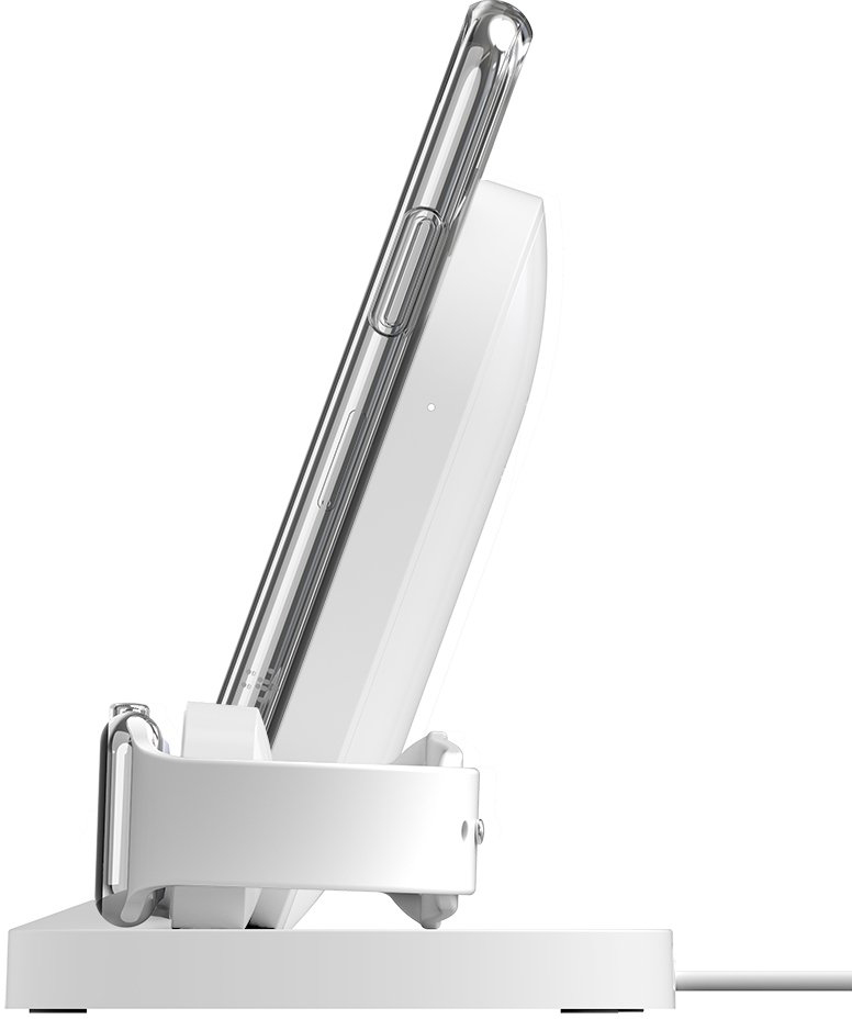 Беспроводная док-станция Belkin BoostUp F8J235vfWHT для iPhone/Apple Watch (White) купить в интернет-магазине icover