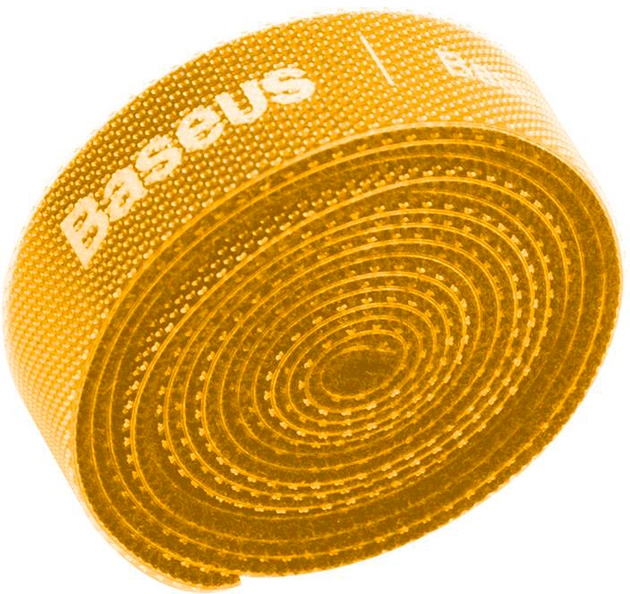 Органайзер проводов Baseus Rainbow Circle Velcro Straps 3m ACMGT-F0Y (Yellow) купить в интернет-магазине icover