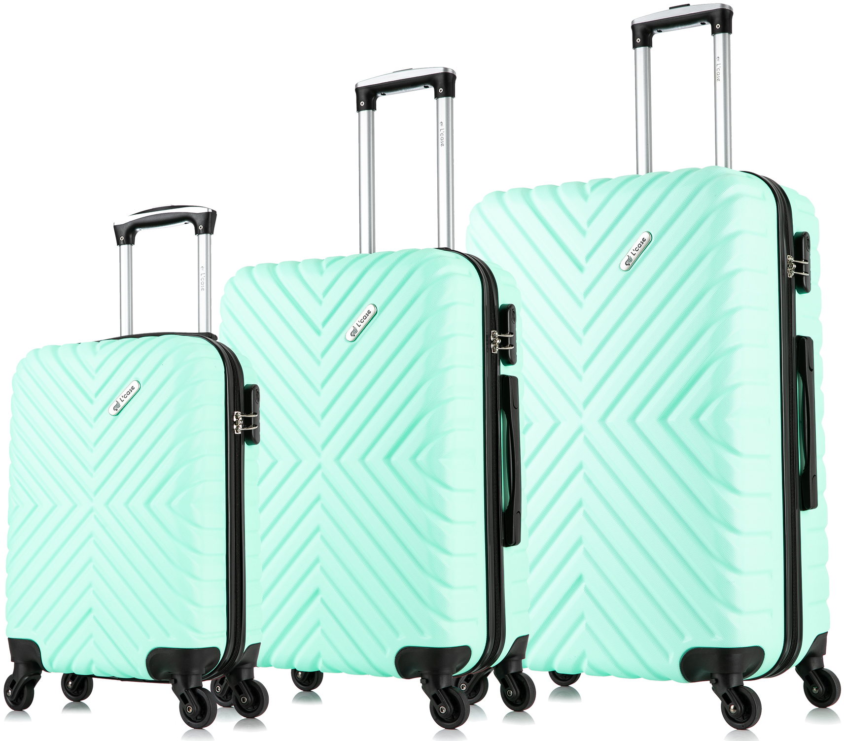 Чемодан L'Case New Delhi размер L (Mint) купить в интернет-магазине icover