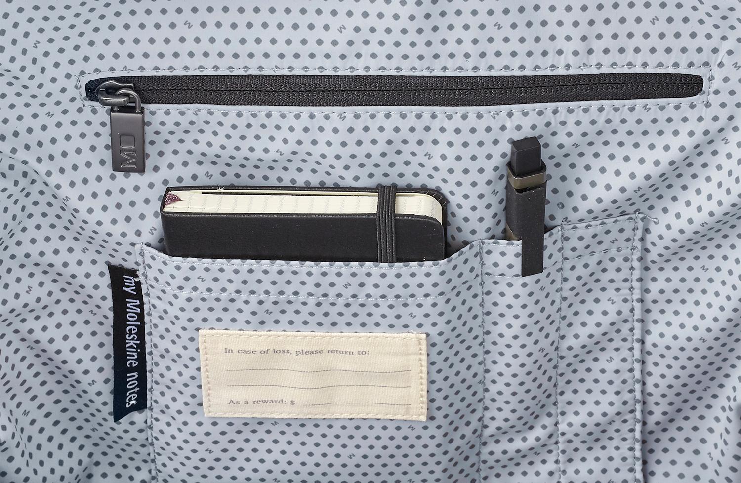 Рюкзак Moleskine Canvas (ET98CCBKBK) для ноутбука 15'' (Black) купить в интернет-магазине icover