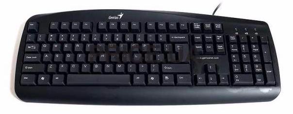 Genius KB-110 USB/RU/CB - проводная клавиатура (Black) купить в интернет-магазине icover