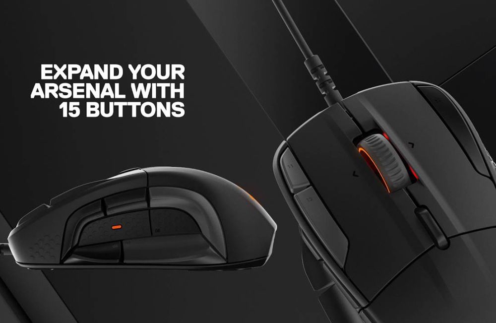 Steelseries Rival 500 - оптическая мышь (Black) купить в интернет-магазине icover