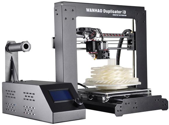 Wanhao Duplicator i3 v2.1 (Bi3/V2.1S) - 3D-принтер со стеклом в корпусе (Black) купить в интернет-магазине icover