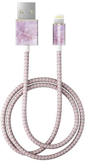 Кабель iDeal Port (IDFCL-52) USB to Lightning (Pillion Pink Marble) купить в интернет-магазине icover