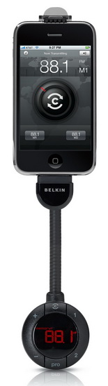 Belkin TuneBase FM Live (F8Z618) - автозарядка и FM-трансмиттер для iPhone/iPod купить в интернет-магазине icover