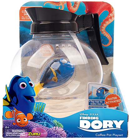 Zuru Robofish Дори и аквариум-кофейник (25171) - интерактивная игрушка (Blue) купить в интернет-магазине icover