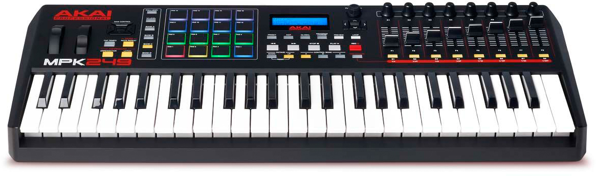 MIDI-клавиатура Akai MPK249 (A050345) купить в интернет-магазине icover