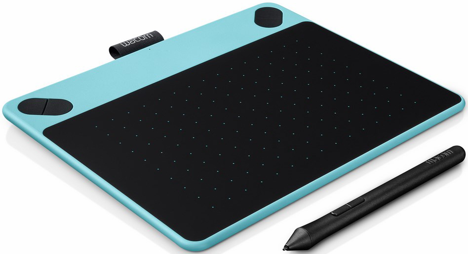 Wacom Intuos Draw Small (CTL-490DB-N) - графический планшет (Blue) купить в интернет-магазине icover