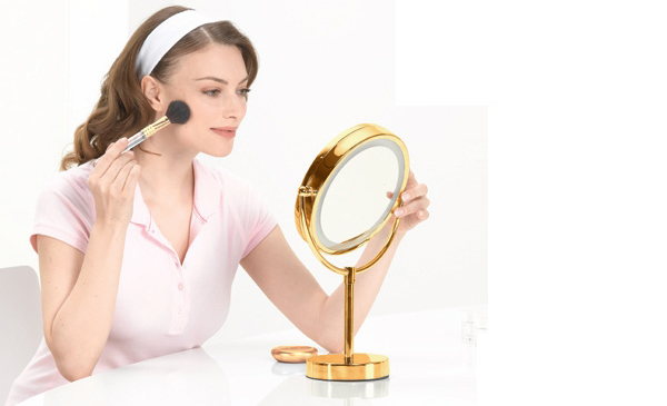 Beurer BS70 - косметическое зеркало (Gold) купить в интернет-магазине icover