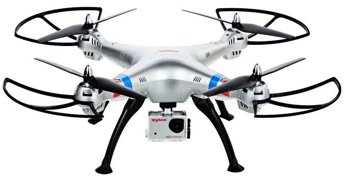 Syma X8G - радиоуправляемый квадрокоптер с видеокамерой (Silver) купить в интернет-магазине icover