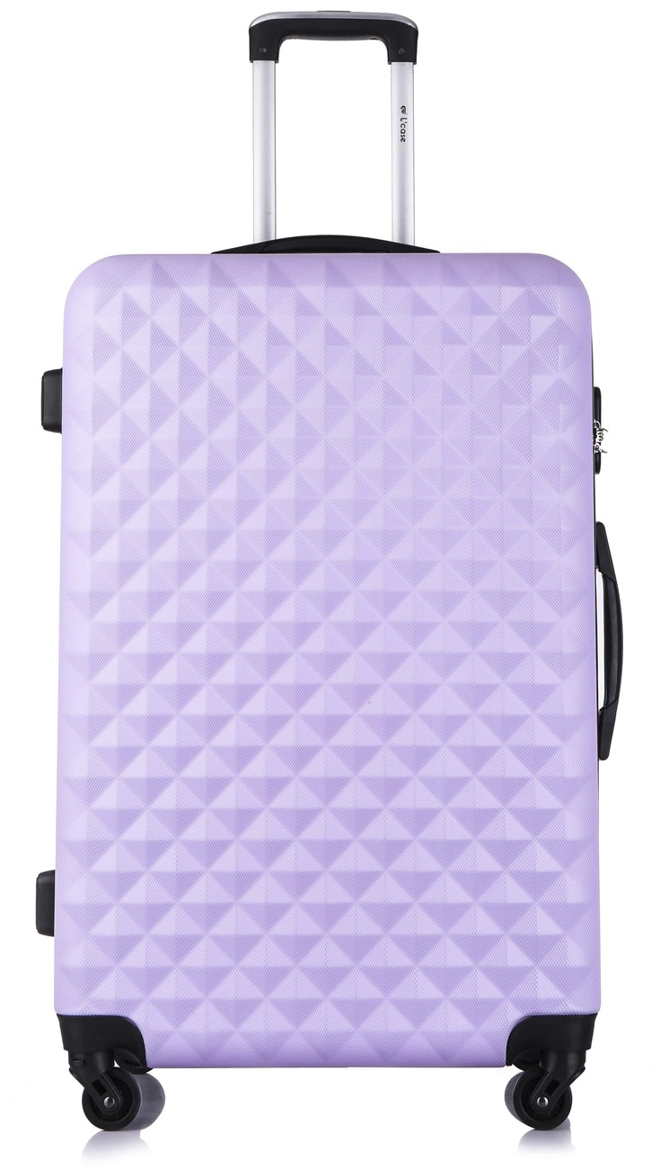 Чемодан L'Case Phatthaya (Light Purple) размер L купить в интернет-магазине icover