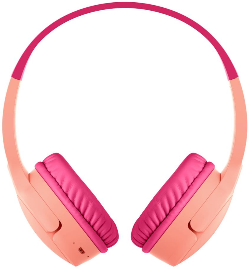 Детские Bluetooth-наушники с микрофоном Belkin Soundform Mini AUD002btPK (Pink) купить в интернет-магазине icover