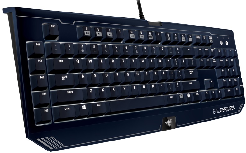Razer BlackWidow Ultimate Stealth Evil Geniuses (RZ03-00383600-R3M1) - игровая клавиатура (Black) купить в интернет-магазине icover