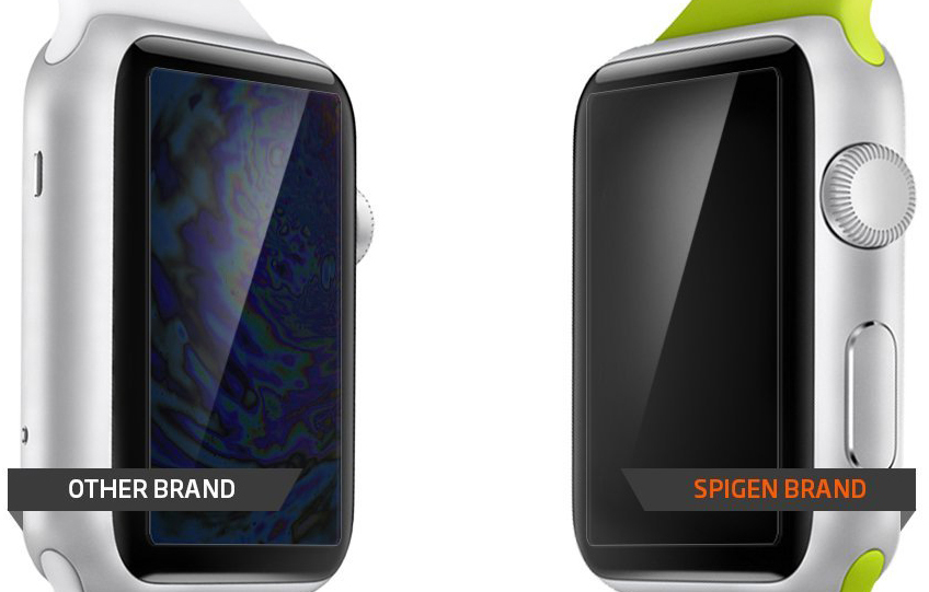 Защитная пленка Spigen Crystal (048FL20994) для Apple Watch series 1/2/3 42mm (Clear) купить в интернет-магазине icover