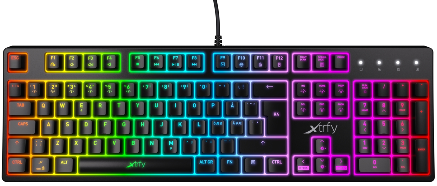 

Игровая клавиатура Xtrfy K4 RGB Kailh Red (Black)