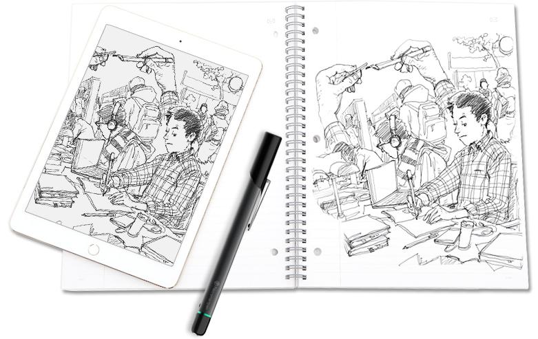 Цифровая ручка Neo smartpen N2 (Titan Black) + Тетрадь N professional notebook купить в интернет-магазине icover