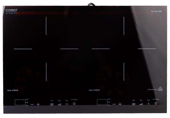 Настольная индукционная плитка Caso S-Line 3500 (Black/Silver) купить в интернет-магазине icover