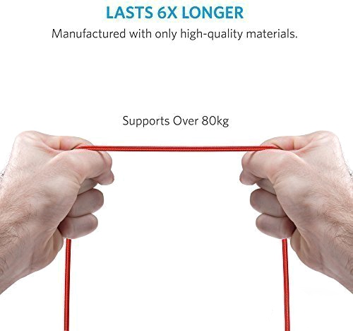 Кабель Anker Powerline+ Lightning 1.8м AA8122H92 (Red) купить в интернет-магазине icover