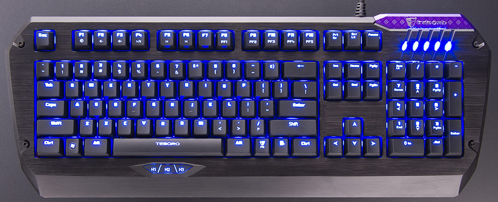 Tesoro Colada Evil TS-G3NL - игровая клавиатура (Black/Cherry MX Black) купить в интернет-магазине icover