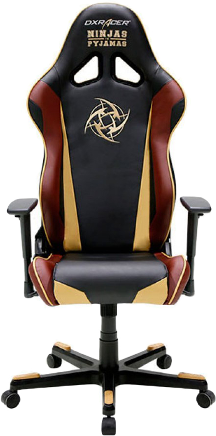 Компьютерное кресло DXRacer Ninjas in Pyjamas OH/RE126/HKC/NIP (Brown) купить в интернет-магазине icover