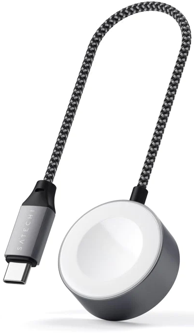 Беспроводное зарядное устройство Satechi USB-C Magnetic Charging Cable для Apple Watch (Space Grey) купить в интернет-магазине icover