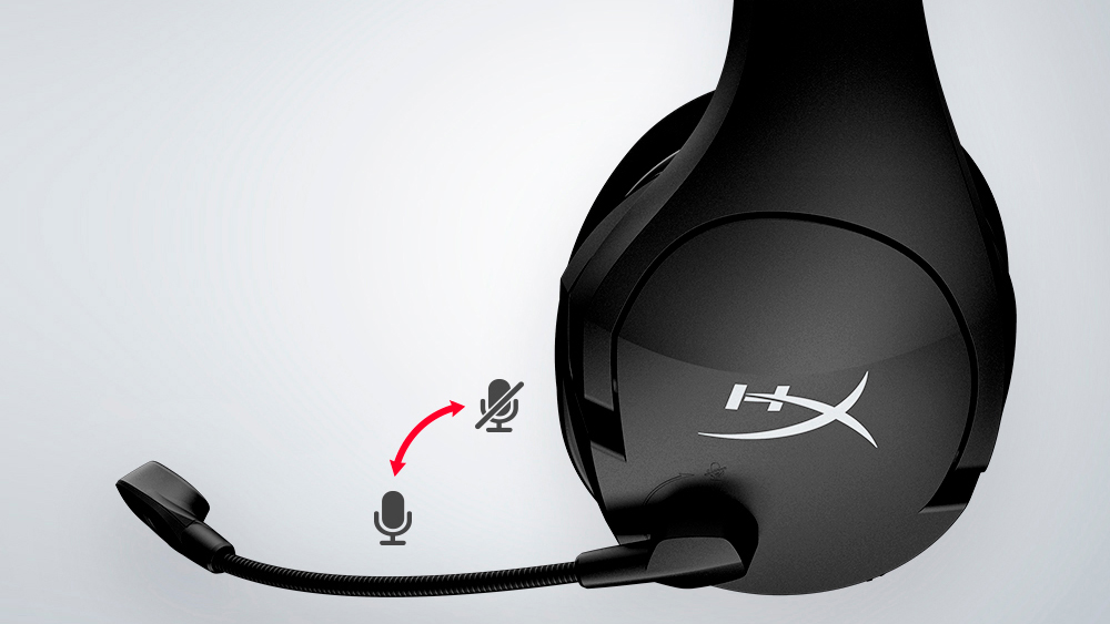 Беспроводная игровая гарнитура HyperX Cloud Stinger Core 7.1 HHSS1C-BA-BK/G (Black) купить в интернет-магазине icover