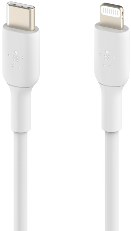 Кабель для iPod, iPhone, iPad Belkin Boost Charge USB-C/Lightning 1m CAA003bt1MWH (White) купить в интернет-магазине icover