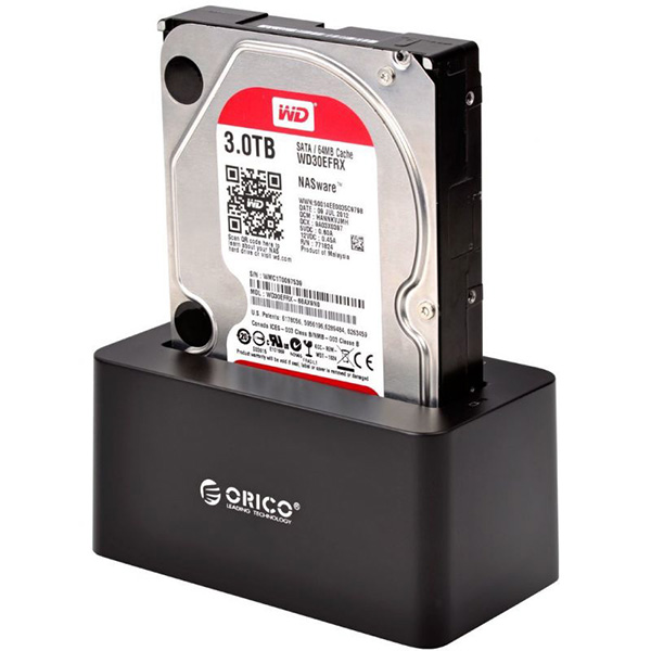 Orico 6619SUS3-BK - док-станция для HDD (Black) купить в интернет-магазине icover