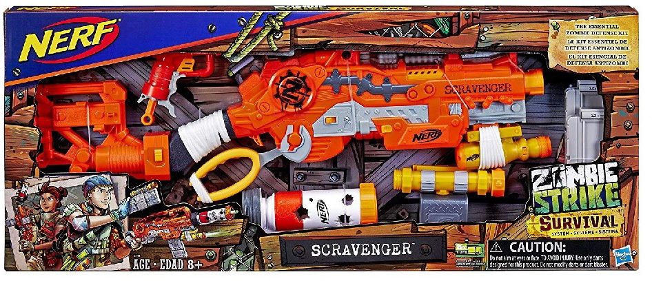 Бластер Hasbro Nerf Zombie Strike Scravenger (E1754) купить в интернет-магазине icover