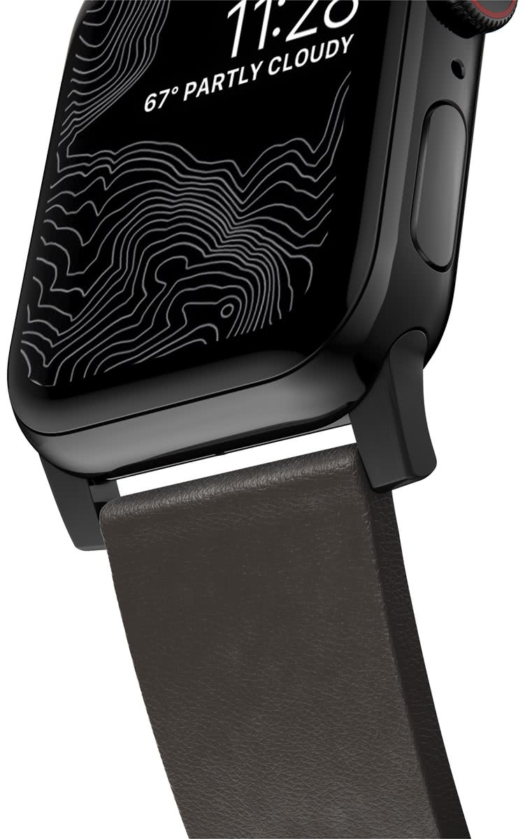 Ремешок Nomad Active Modern Strap (NM1A4MB000) для Apple Watch Series SE/6/2/3/4 42/44 mm (Brown/Black) купить в интернет-магазине icover