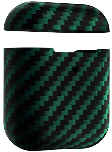 

Чехол Annet Mancini Carbon Series (AM-AIR-K-GR) для AirPods (Green Matte)