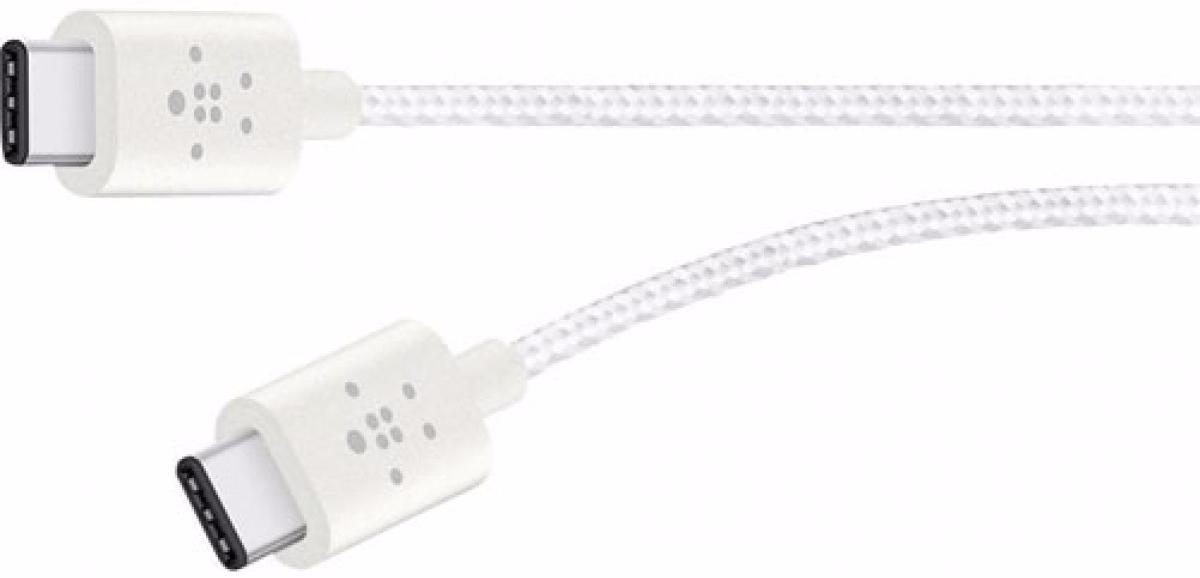 Кабель Belkin Mixit Metallic USB-C to USB-C 1.8 m F2CU041BT06-WHT (White) купить в интернет-магазине icover