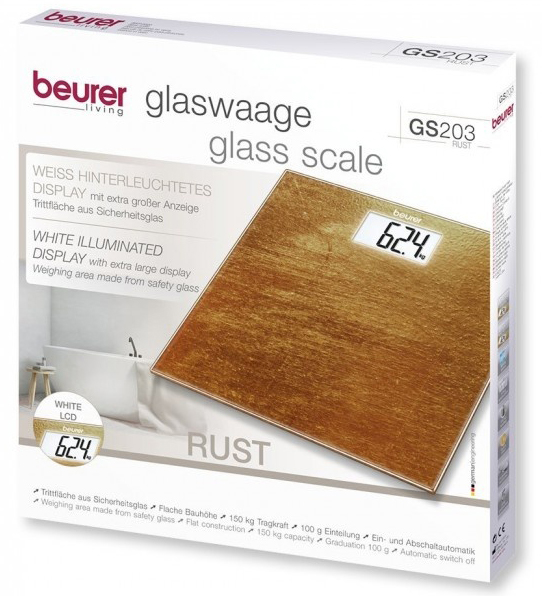 Напольные весы Beurer GS203 (Rust) купить в интернет-магазине icover