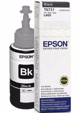 Чернила Epson T6731 (C13T67314A) для принтеров Epson L1800, L800 (Black) купить в интернет-магазине icover