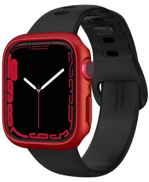 Чехол Spigen Thin Fit (ACS04177) для Apple Watch 7 / 8 45mm (Red) купить в интернет-магазине icover