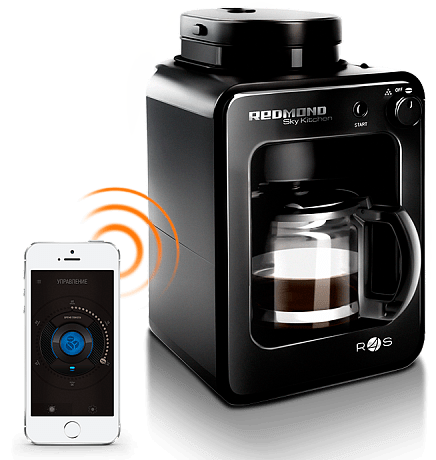 Redmond SkyCoffee (M1505S) - умная кофеварка купить в интернет-магазине icover