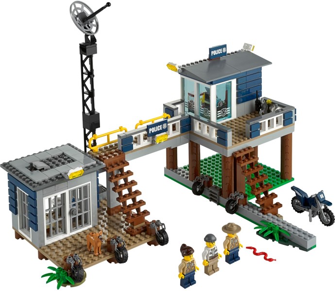 Lego City Swamp Police Station (60069) - участок новой лесной полиции купить в интернет-магазине icover