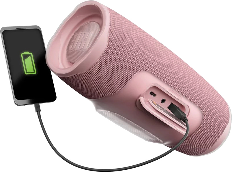 Портативная акустическая система JBL Charge 4 (Pink) купить в интернет-магазине icover