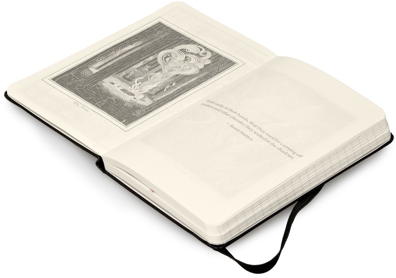 Moleskine Hobbit-2 Pocket (LEHOBMM710) - блокнот в линейку (Black) купить в интернет-магазине icover