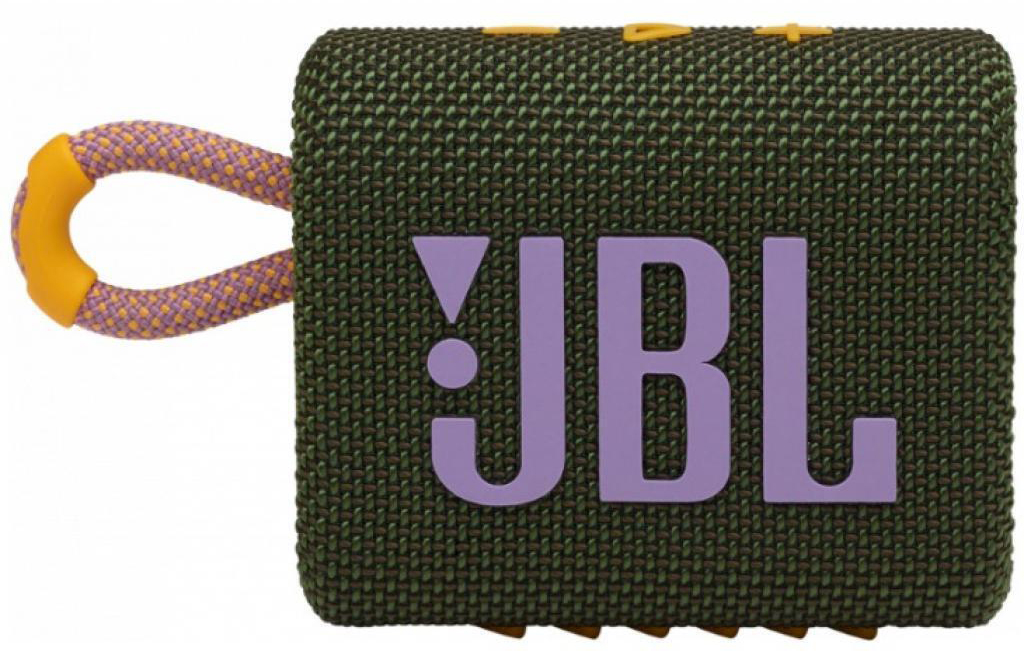 Портативная акустика JBL Go 3 (Green) купить в интернет-магазине icover
