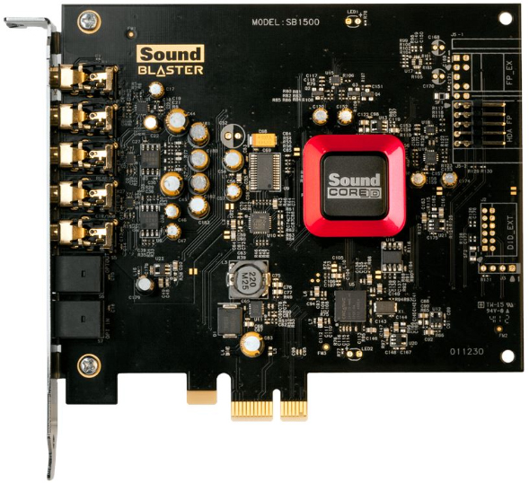 Внутренняя звуковая карта Creative Sound Blaster Z SE (Red) купить в интернет-магазине icover