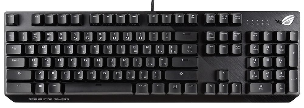 Игровая клавиатура Asus ROG Strix Scope Cherry MX Red 90MP0180-B0RA00 (Black) купить в интернет-магазине icover