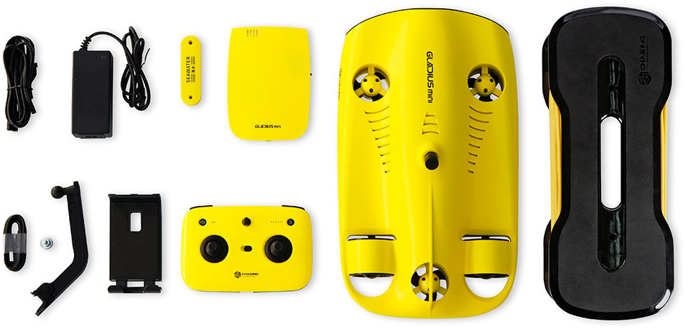 Подводный мини-дрон Chasing Innovation Gladius Mini (Yellow) купить в интернет-магазине icover
