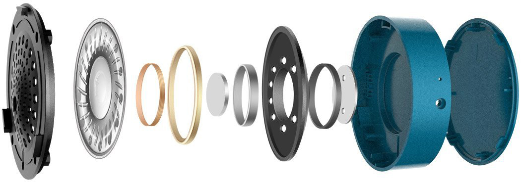 Bluetooth-наушники с микрофоном Bluedio Vinyl (Blue) купить в интернет-магазине icover