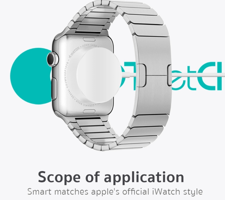 Кабель COTEetCI 2 in 1 (CS5170) для Apple Watch, iPhone, iPod, iPad (White) купить в интернет-магазине icover