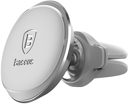 

Автомобильный держатель Baseus Magnetic Air Vent Car Mount Holder SUGX-A0S для смартфонов (Silver)
