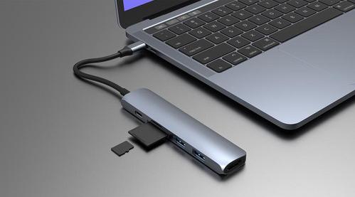 USB-хаб HyperDrive BAR 6-in-1 USB-C для iPad Pro, MacBook Pro / Air (Space Gray) купить в интернет-магазине icover