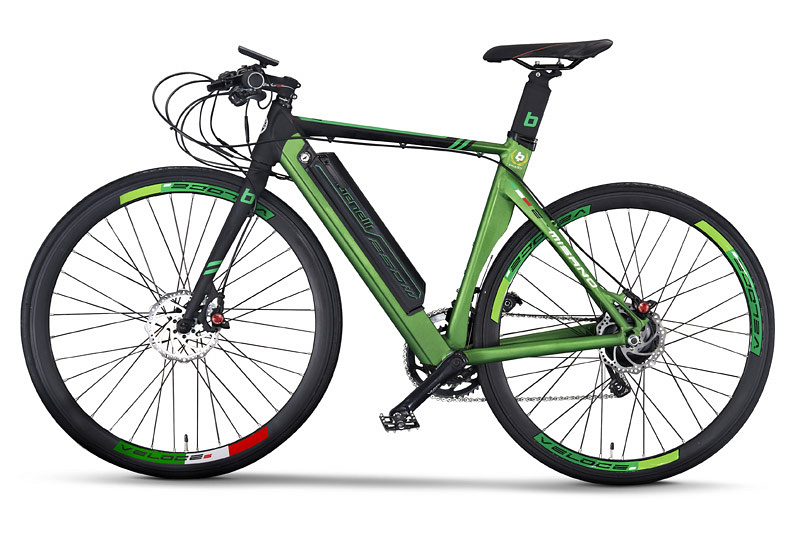 Велогибрид Eltreco Benelli E-misano 021681-2010 (Black/Green) купить в интернет-магазине icover